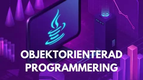 Kursbild för Objektorienterad programmering med Java