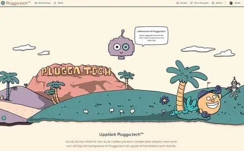 Kursbild för Så här jobbar du i plugga.tech - Admin